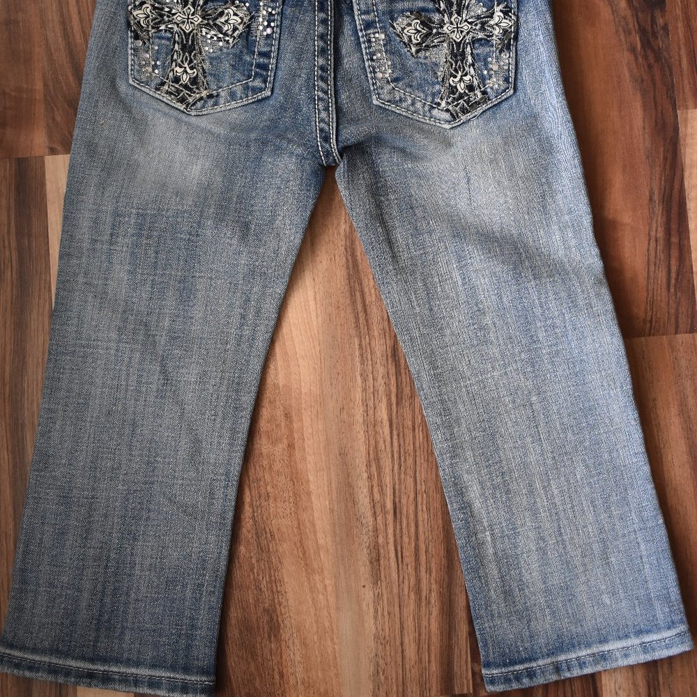 Miss Me Denim Capri Size 10 Girls 17” inseam